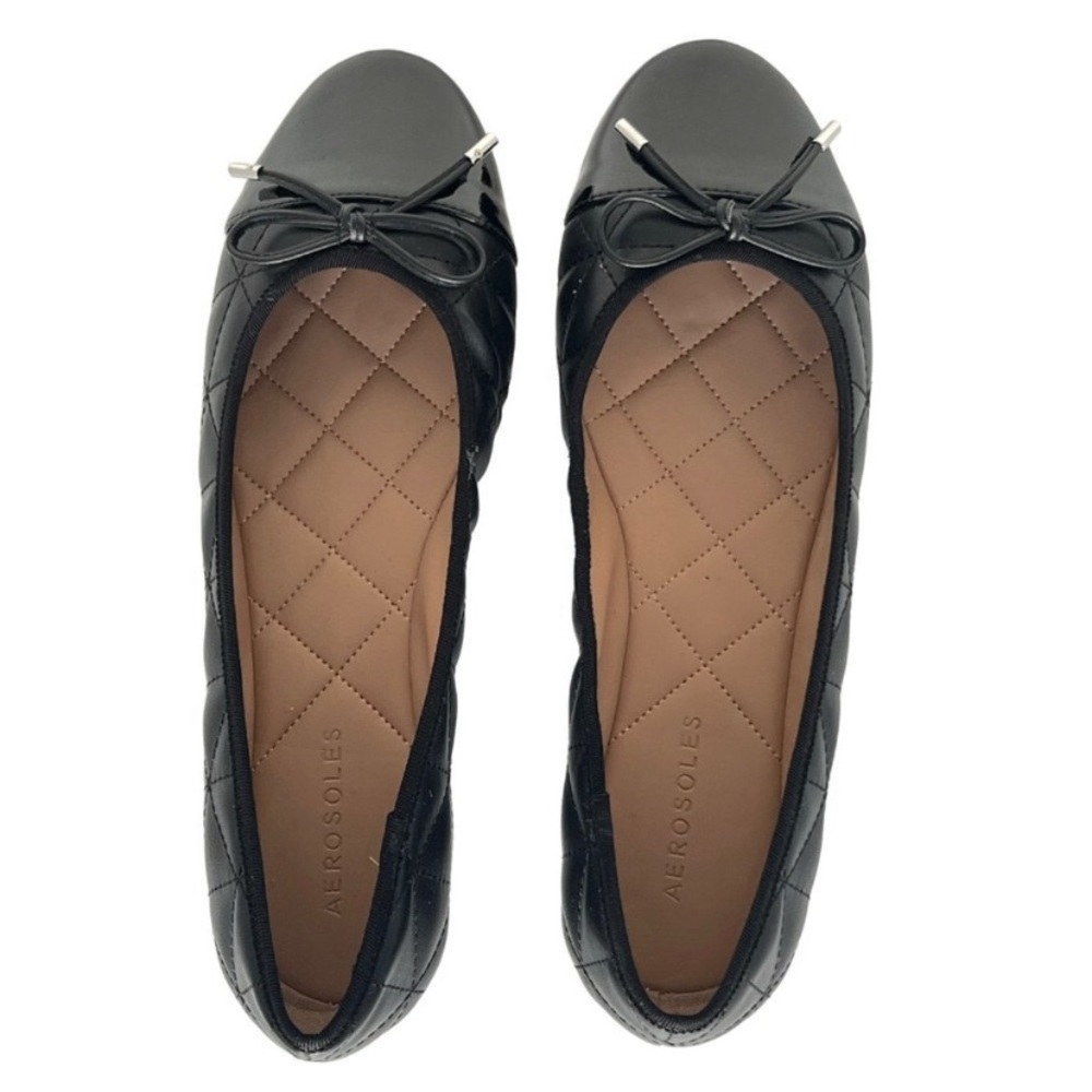 NEW Aerosoles Celia Ballet Flat, Black, Size 10.5